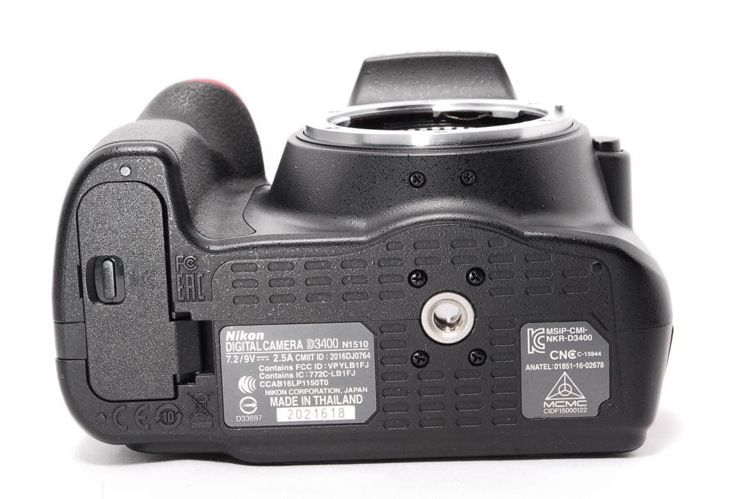 WiFiで楽々転送◆Nikon D3400◆AF-Pレンズ◆一眼レフカメラ◆美品
