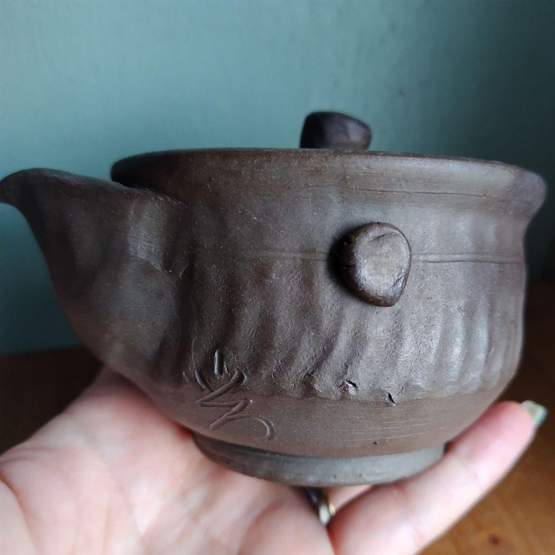 備前焼　宝瓶　片口急須　茶器　煎茶道具　岡山伝統工芸品
