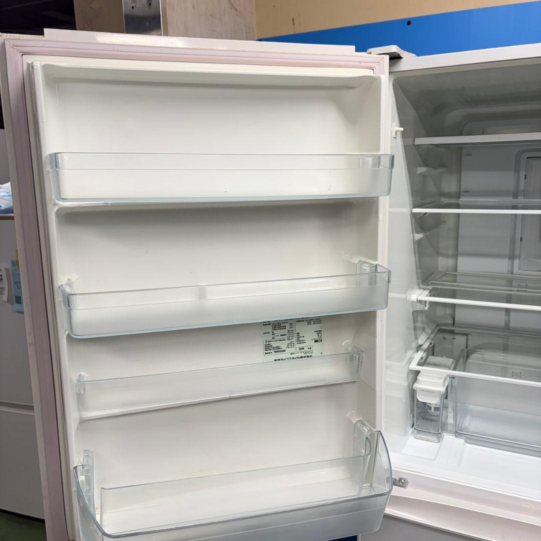 810 ガラストップ！！　1~４人暮らし用　大型冷蔵庫　自動製氷　3ドア