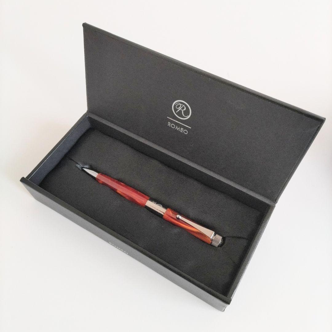 極美品 ROMEO No.3 ボールペン イタリアンバー 細軸