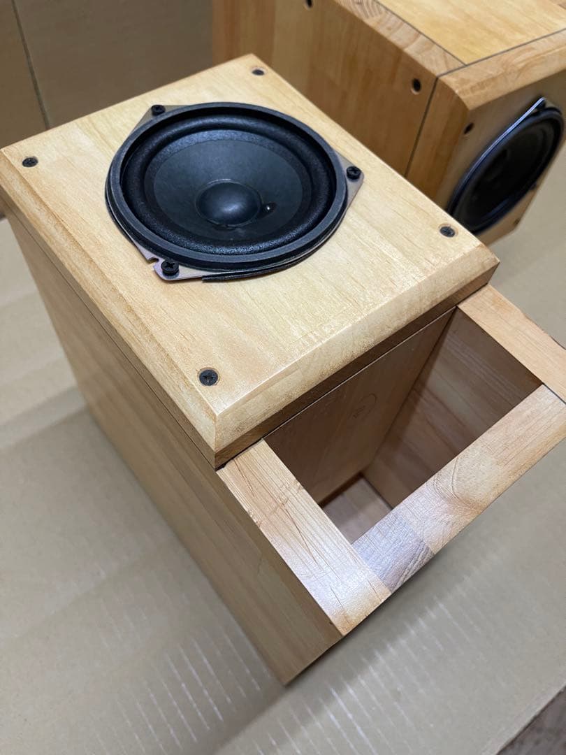 miniバックロード9.2cmユニット搭載自作スピーカー