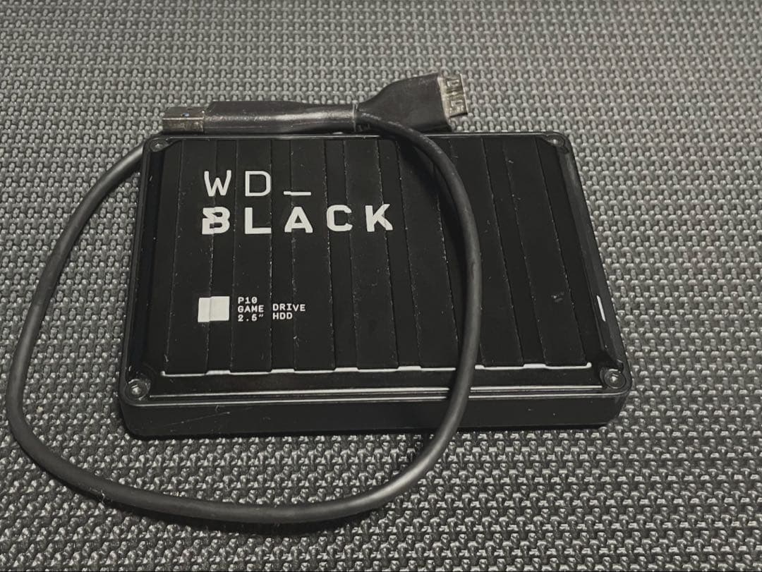 【中古良品】外付けHDD 5TB WD_BLACK USB 3.2 Gen1