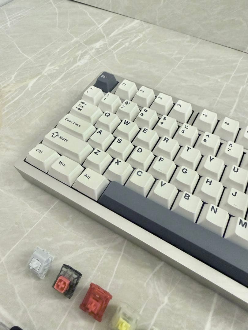 【極上打鍵】EPOMAKER P75 メカニカルキーボード フルアルミ 無線接続