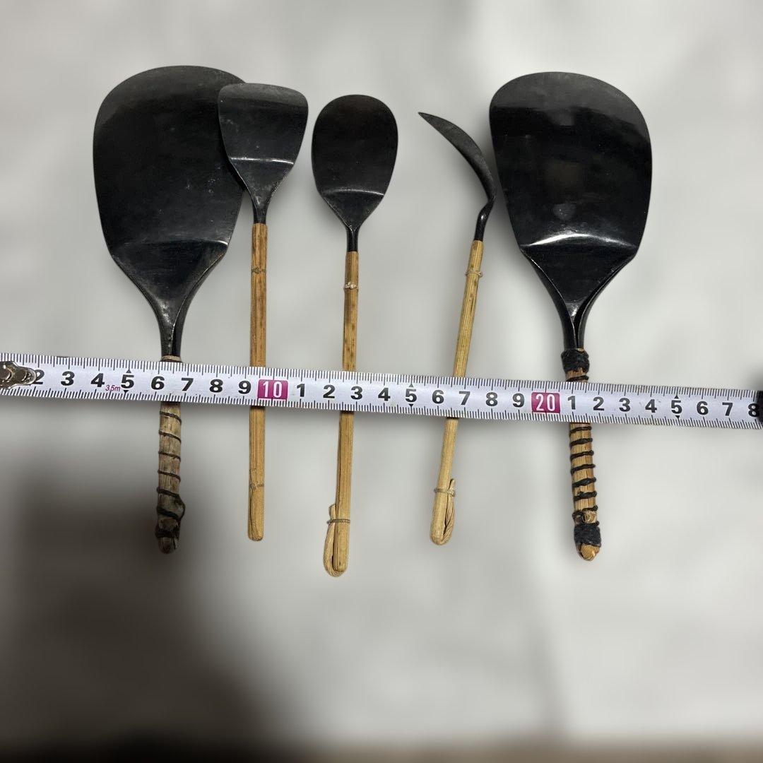 茶道具　灰匙　古美術　レトロ5個セット