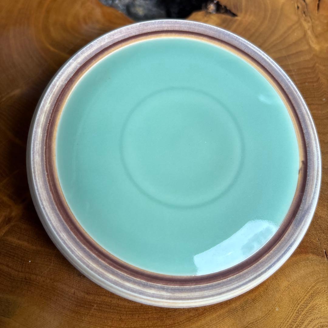 平安 手塚景雲造 青磁水指 細水指 共箱 茶道具