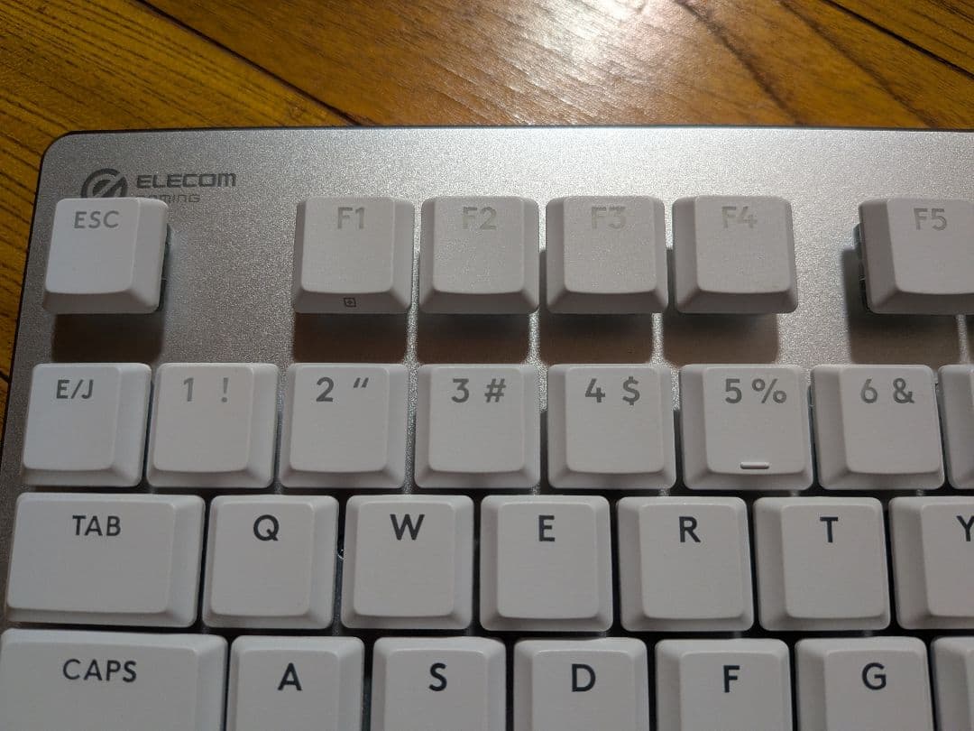 ELECOM VK720AL ロープロファイルキーボード （キーキャップ換装品）