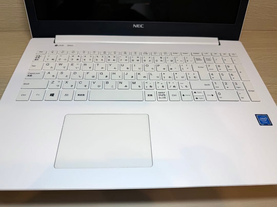 【値下げ】NEC ノートパソコン カームホワイト色