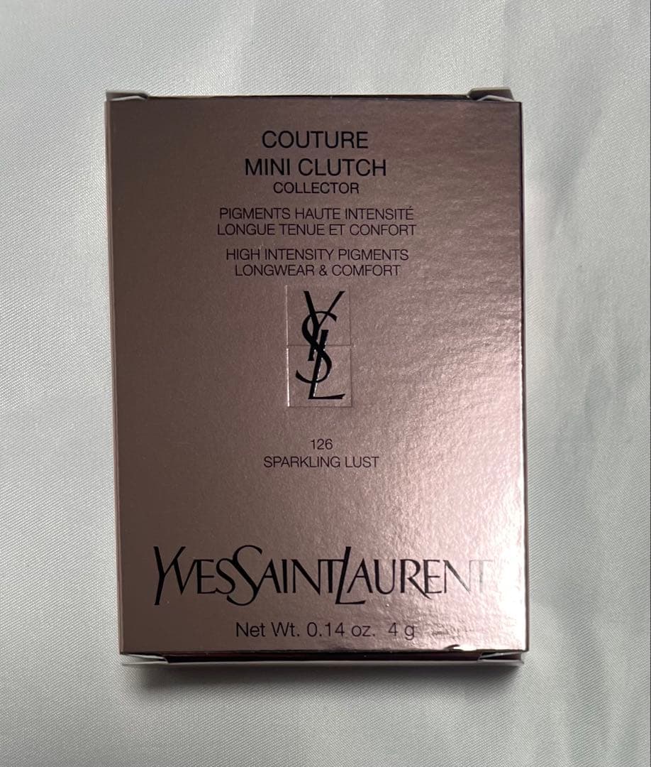 新品 ysl クチュール ミニ クラッチ 126 スパークリング ラスト