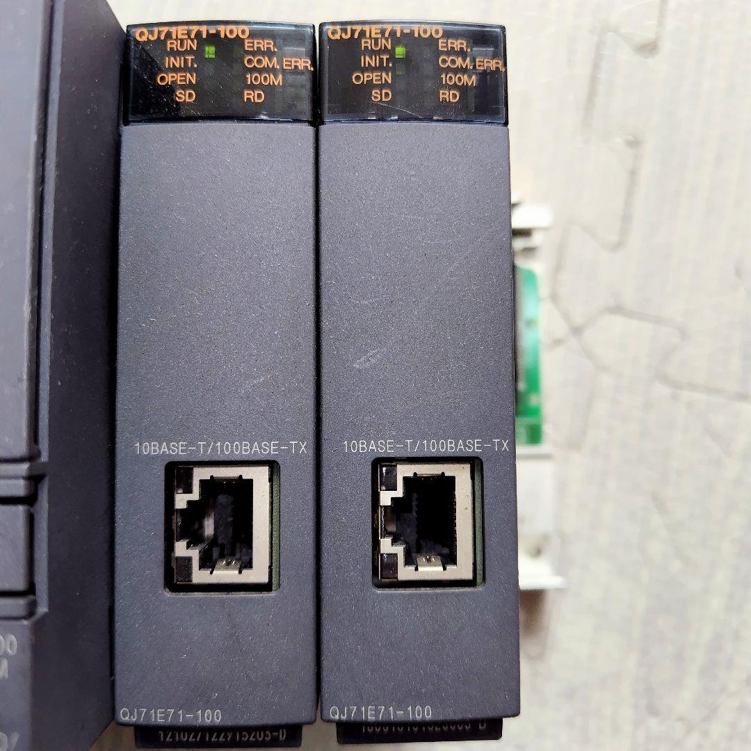 MITSUBISHI 三菱電機 シーケンサ QJ71E71-100 2台セット