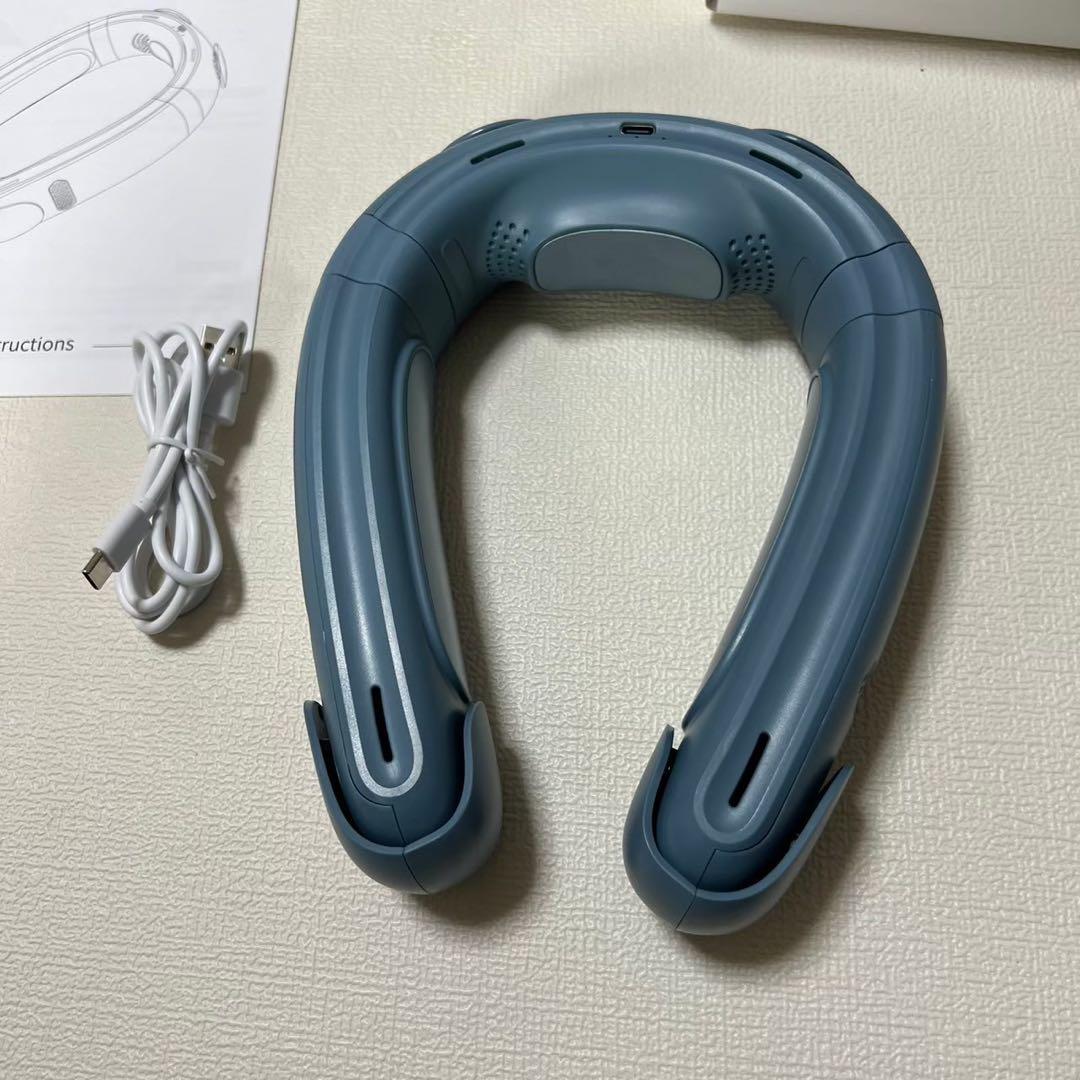 ネッククーラー 冷却プレート ダブル冷却 首掛け扇風機
