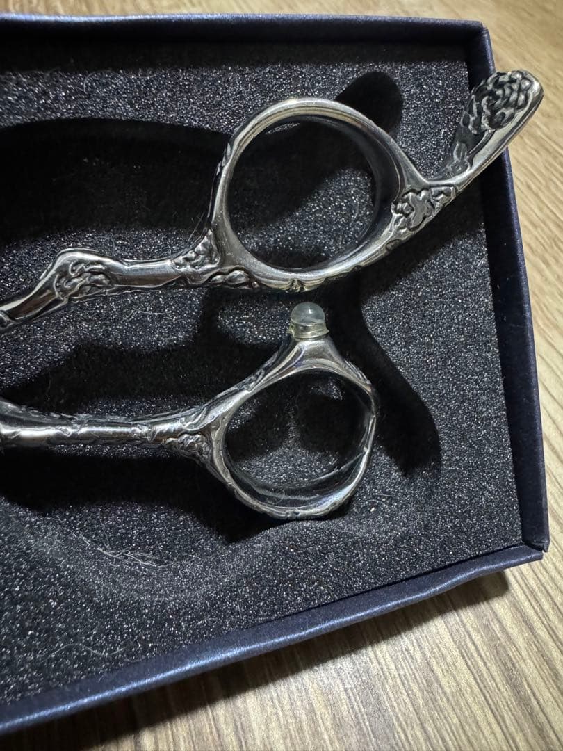 トリミングハサミ　ストレート　美品