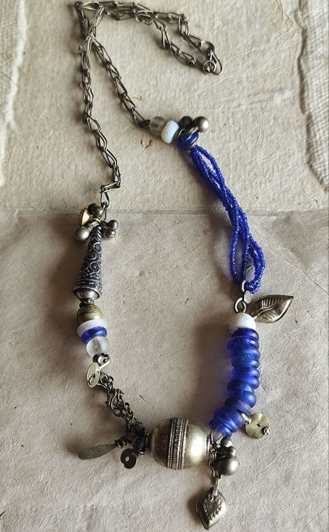 アオノ*omamori*　Kuchi じゃらじゃら Tribal ネックレス