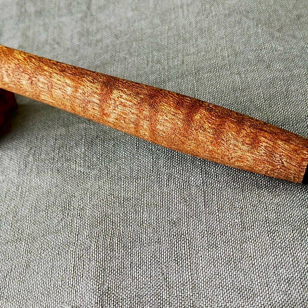 金糸楠木　ハンドメイド　木軸シャープペン　0.5mm　天然木　ブラック