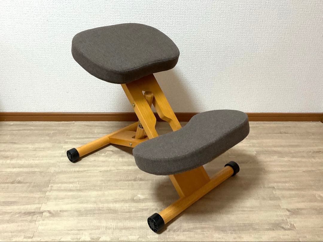 【良品】宮武製作所 プロポーションチェア ブラウン 姿勢矯正 バランスチェア