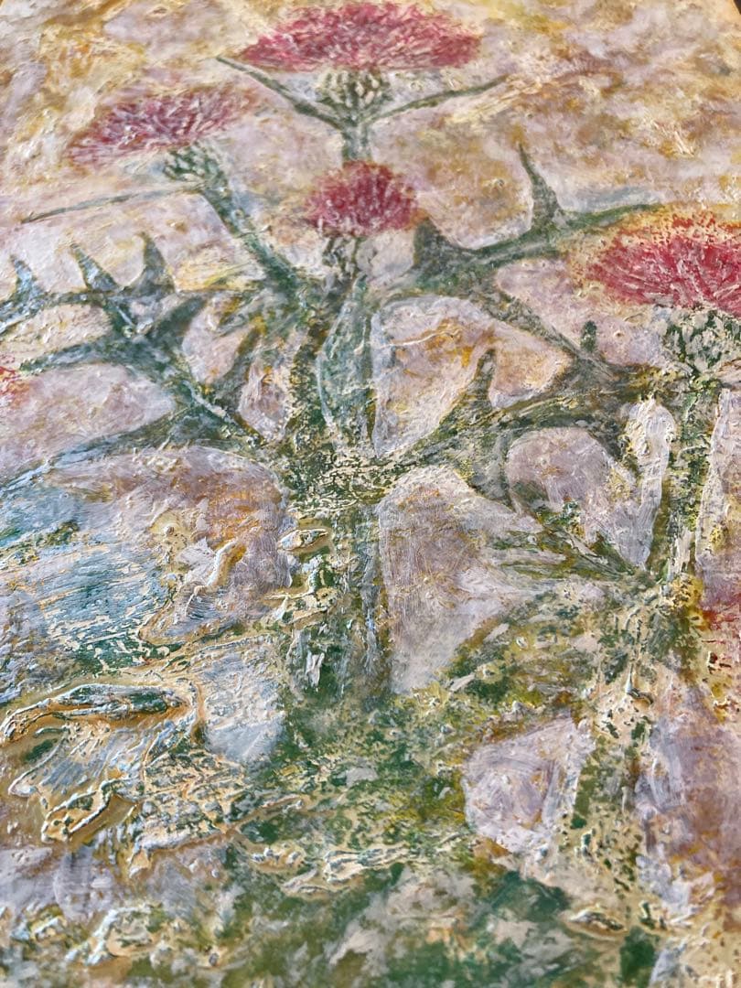 花の絵画 油絵