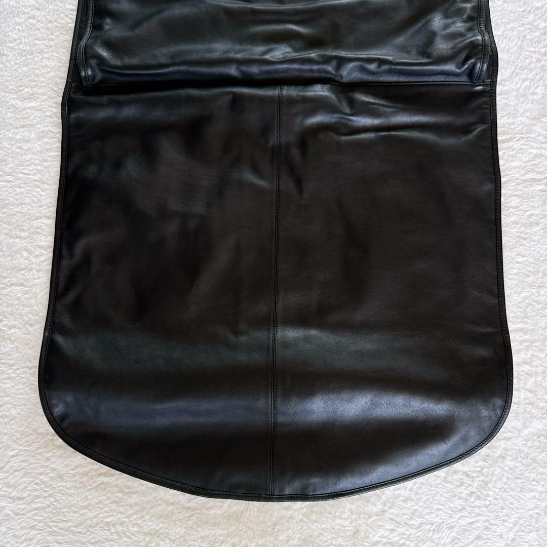 希少✨ 【TUMI】92130D4 レザーガーメントケース 衣類ケース ブラック