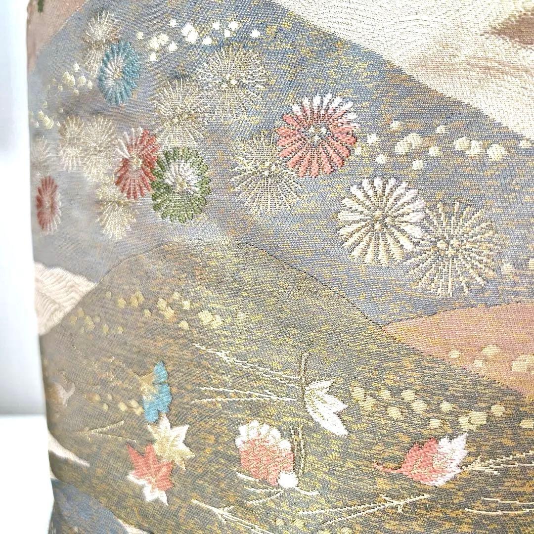 西陣織 服部織物 金銀糸きらめく バッグ 帯リメイク (小) 卒業式 入学式