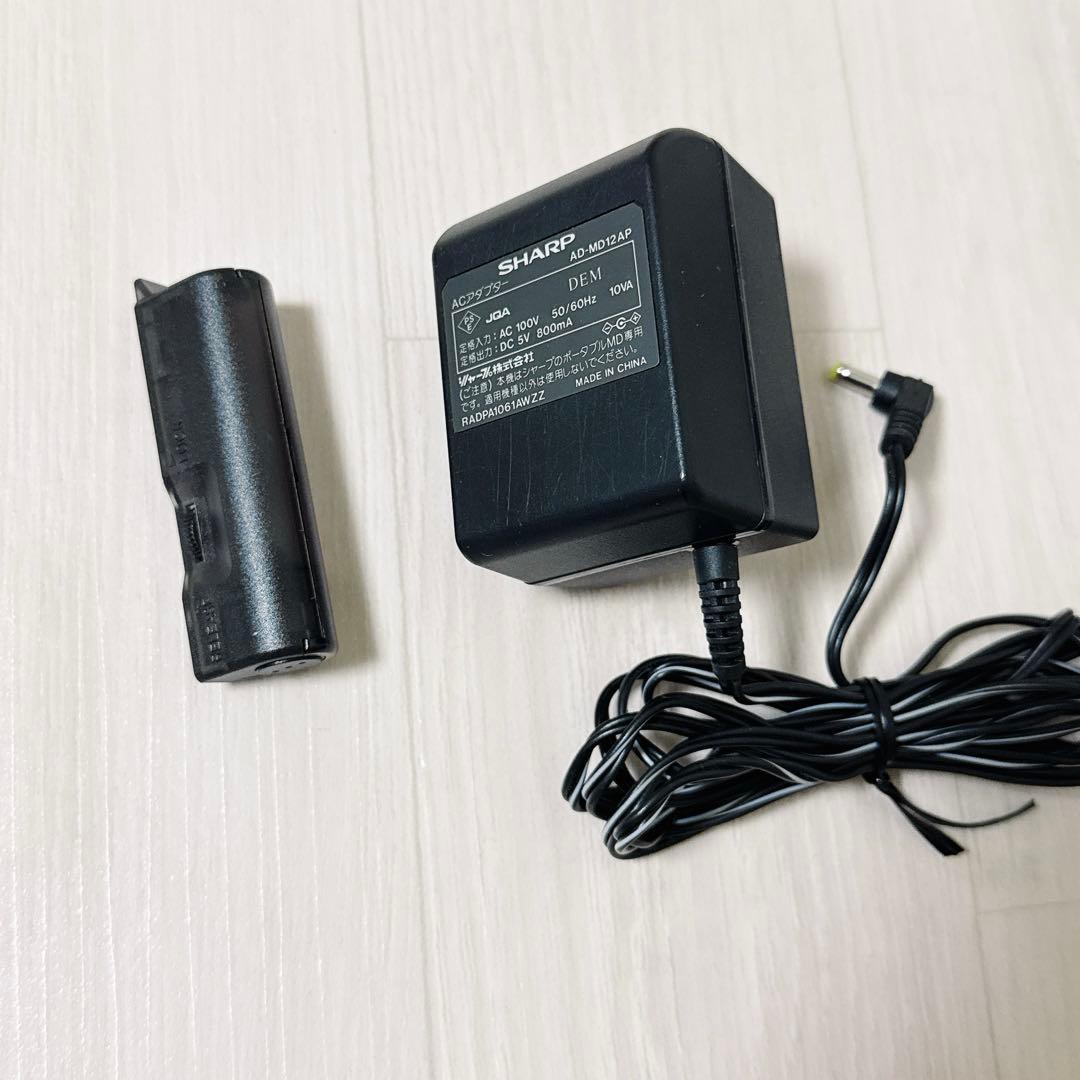 2156【希少品】SHARP シャープ MD-DR77-S シルバー 現状品