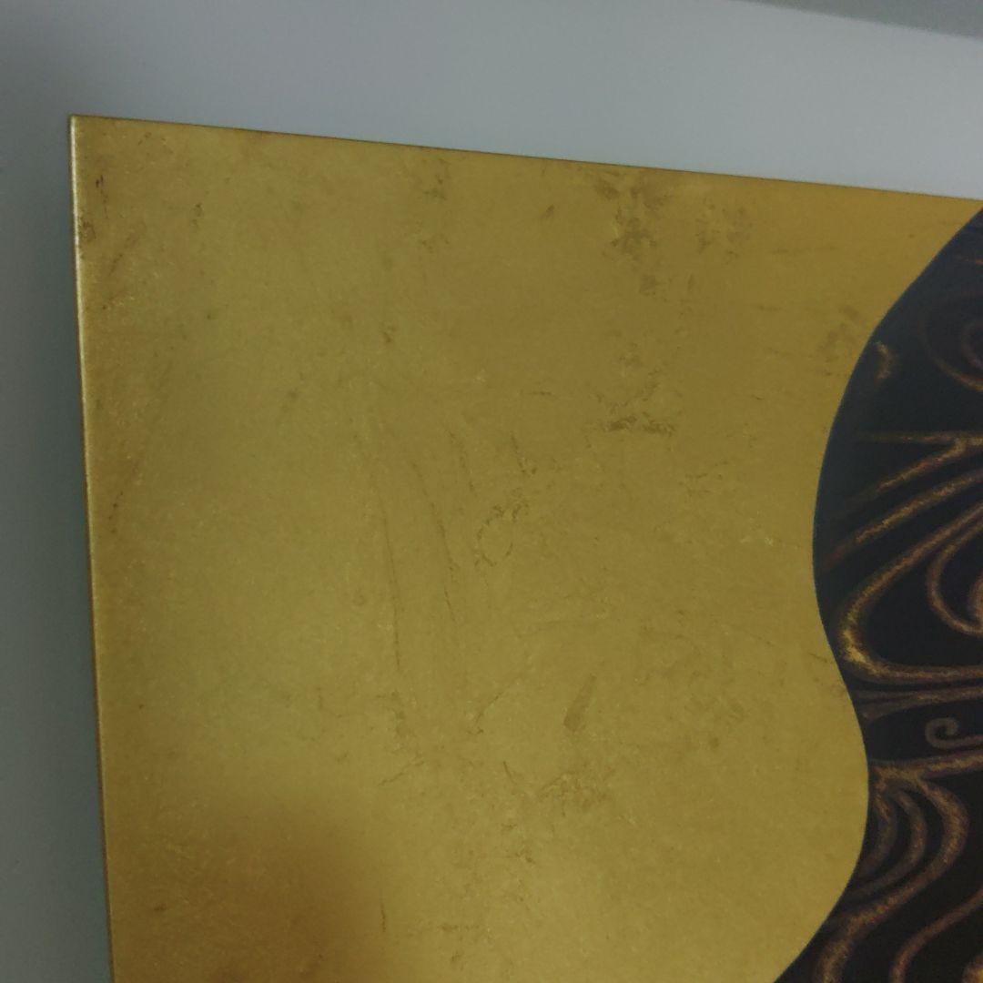 漆アート　金箔　白梅　紅梅