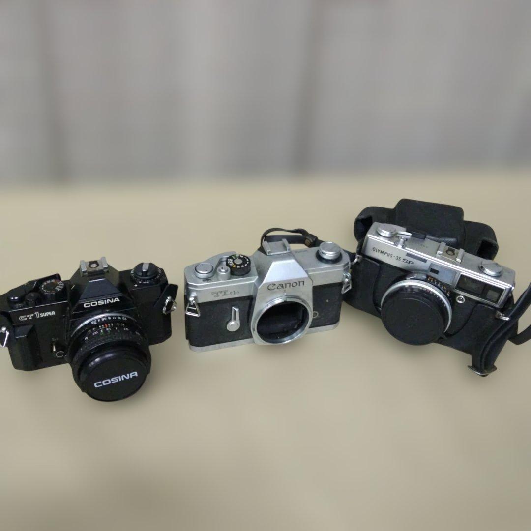 ☆期間おまとめ特価！【Canon/OLYMPUS他計3点動作未確認/ジャンク品】