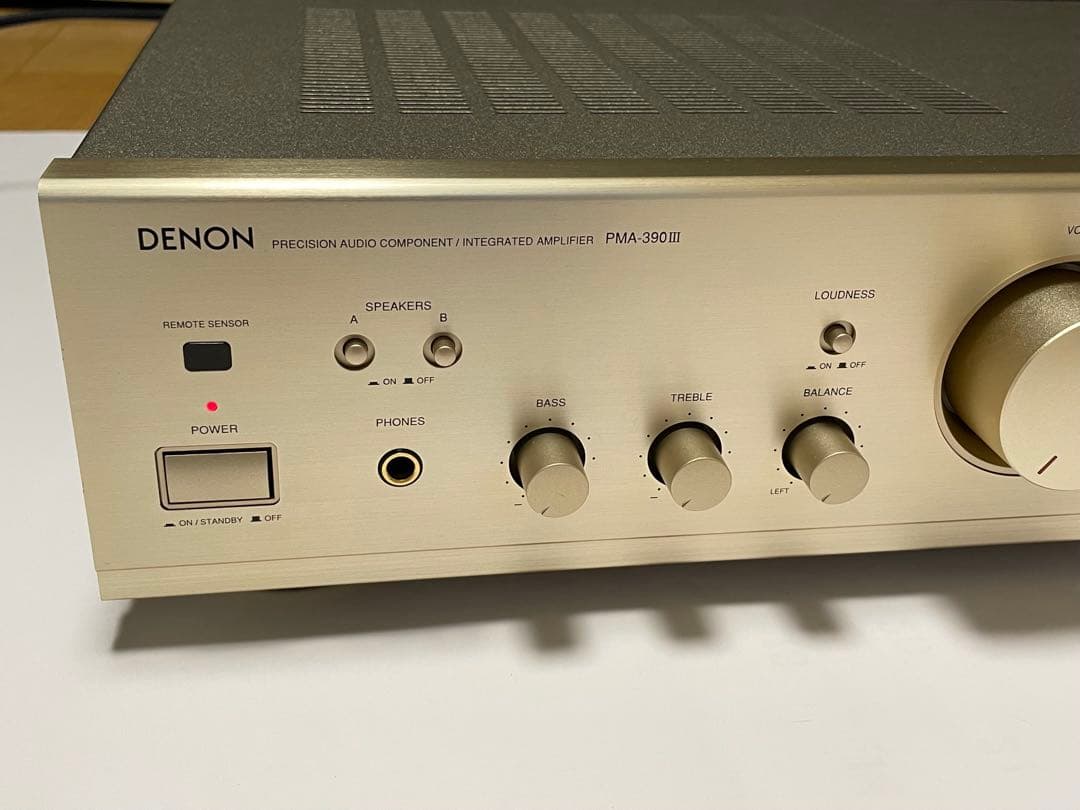 値下げ可　DENON PMA-390III プリメインアンプ シャンパンゴールド