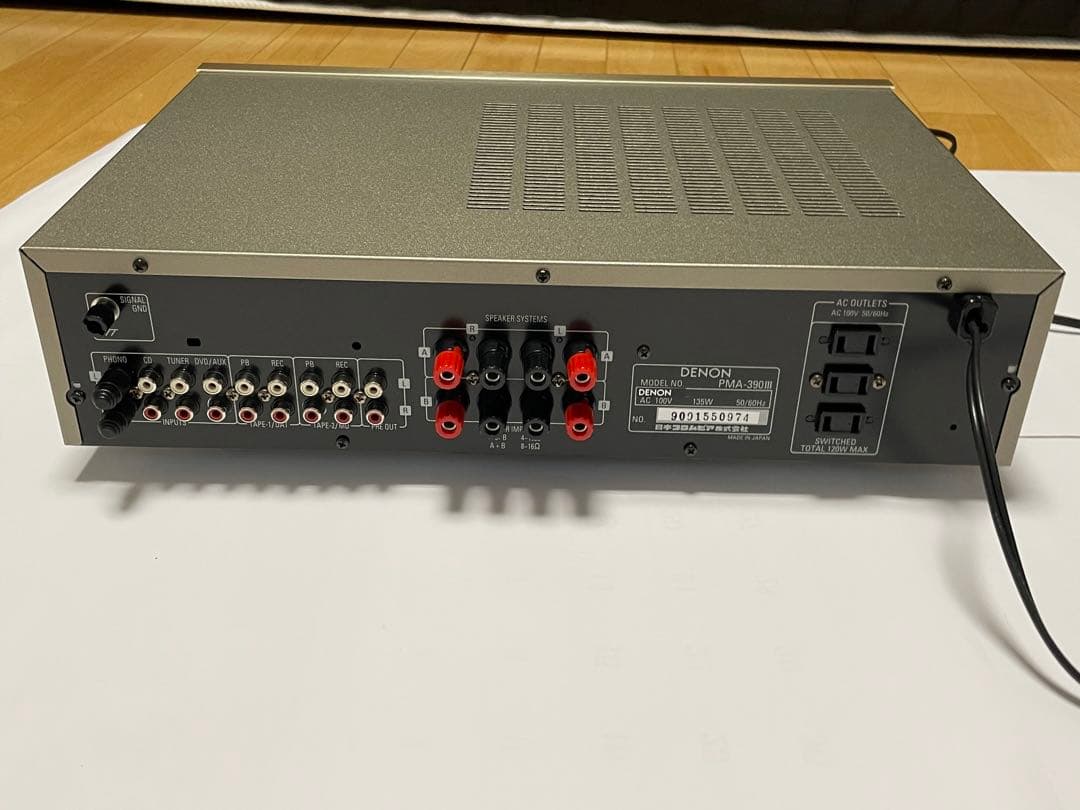 値下げ可　DENON PMA-390III プリメインアンプ シャンパンゴールド