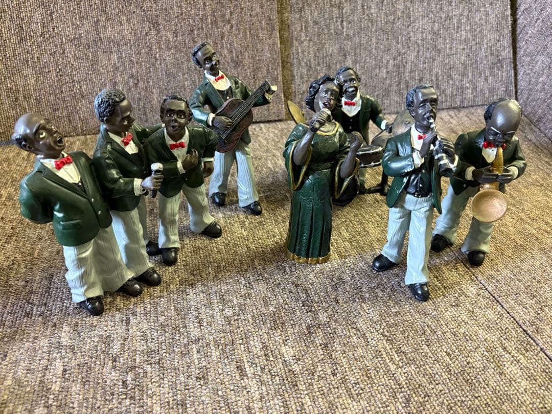 ビンテージジャズバンドフィギュアセット