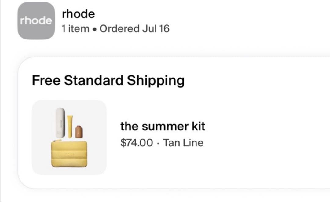 チーク rhode LEMONTINI THE SUMMER KIT