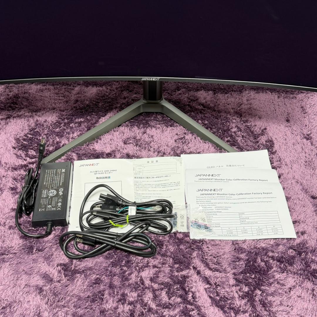 良品 JN-QOLC315G240U-HSC6 有機EL 湾曲ゲーミングモニター