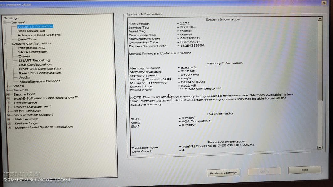 【中古PC】Dell製デスクトップPC（Inspironシリーズ）