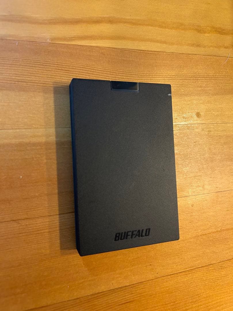【美品】BUFFALO ポータブルHDD 1TB USB3.1 ブラック