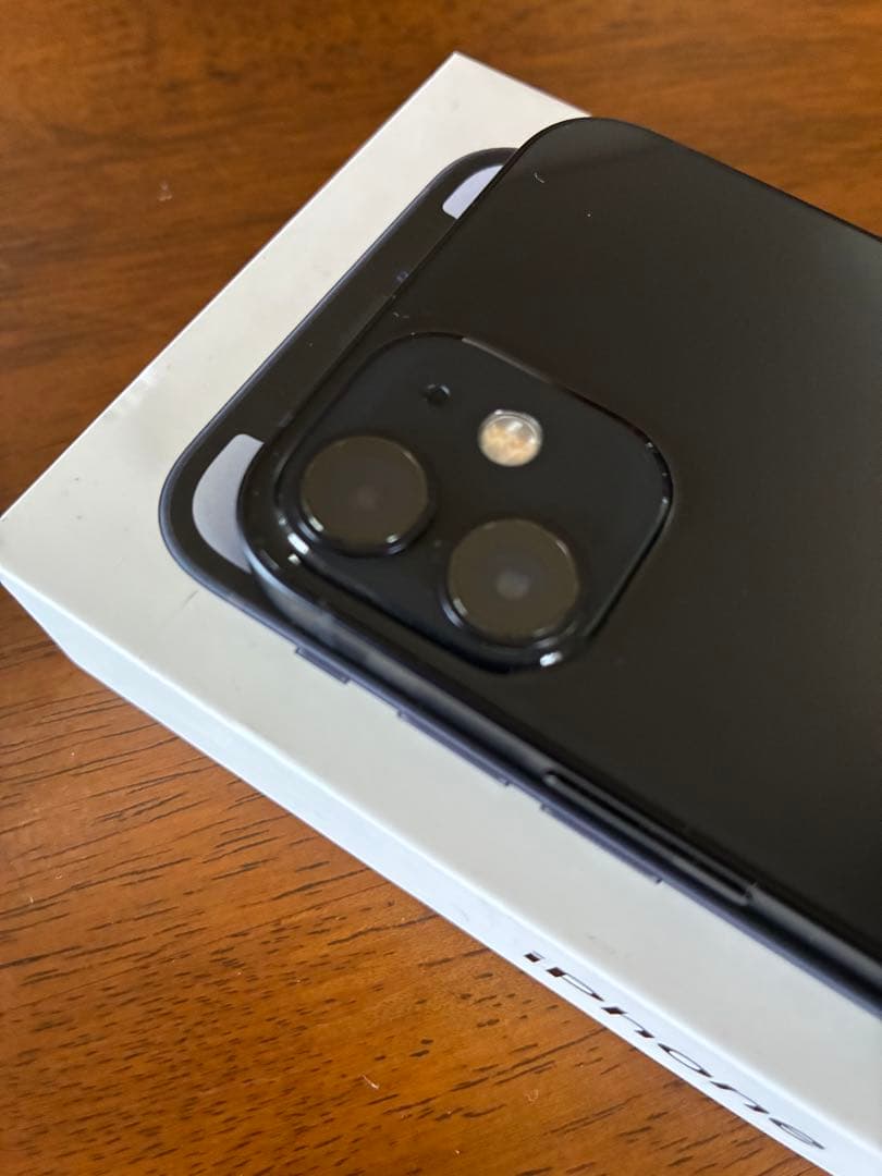 P*7様 【中古】Apple iPhone 12mini ブラック 本体 箱付き