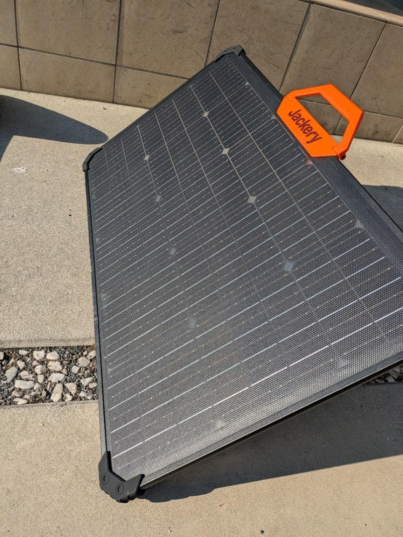 ほぼ未使用JackerySolarSage80両面発電ソーラーパネルIP68防水