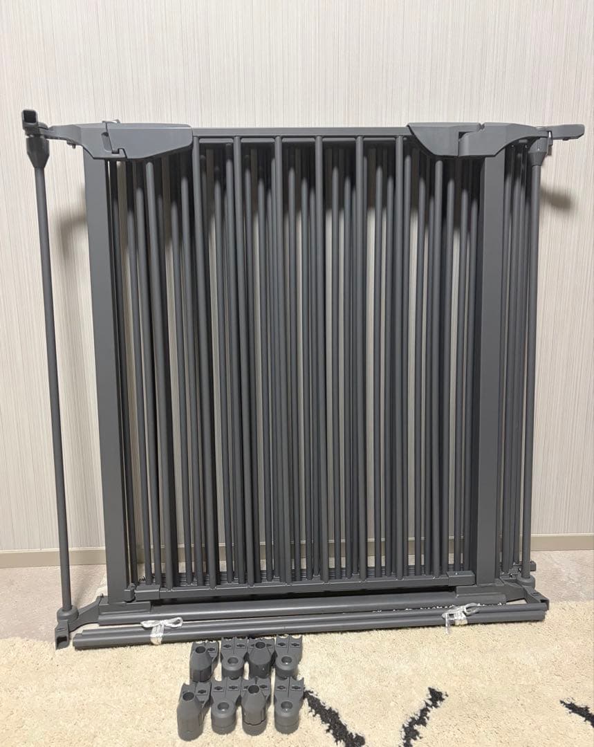 タンスのゲン ペットサークル 6枚セットダークグレー約151×76×76cm
