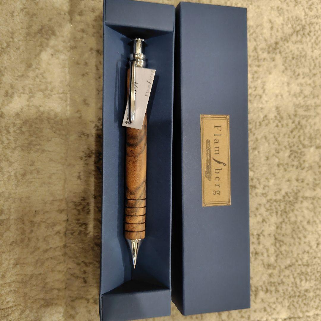新品　箱入り Flamberg 木製シャープペンシル ターキッシュ ウォルナット