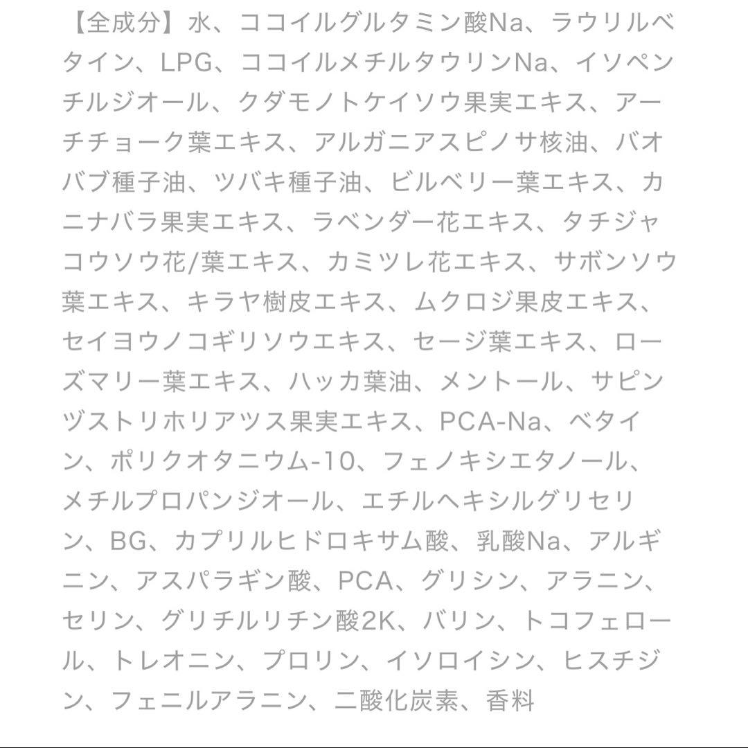b. ris organic foaming shampoo 3本セット