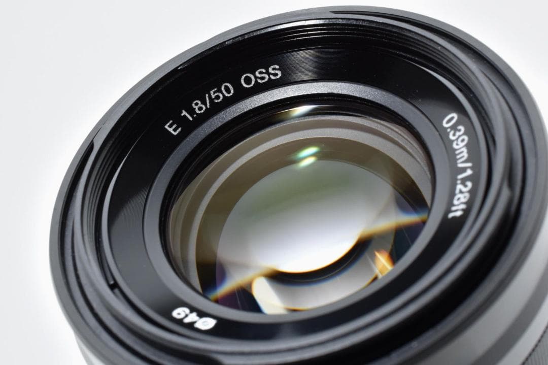 【美品】SONY E 50mm F1.8 Eマウントレンズ SEL50F18