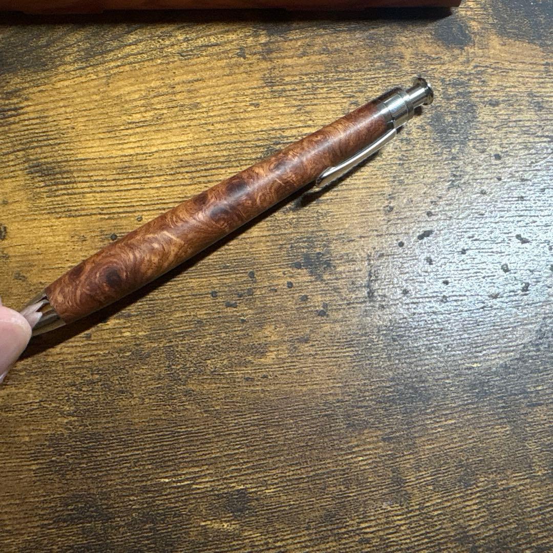 工房楔 花梨 木軸シャーペン 0.5mm