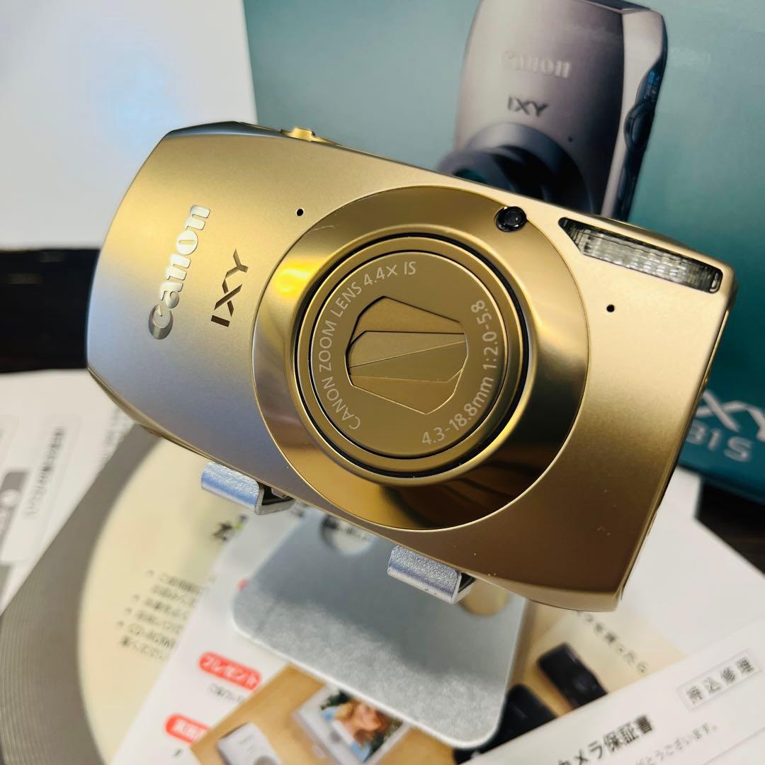美品　キャノン IXY31S ゴールド コンパクトデジタルカメラ