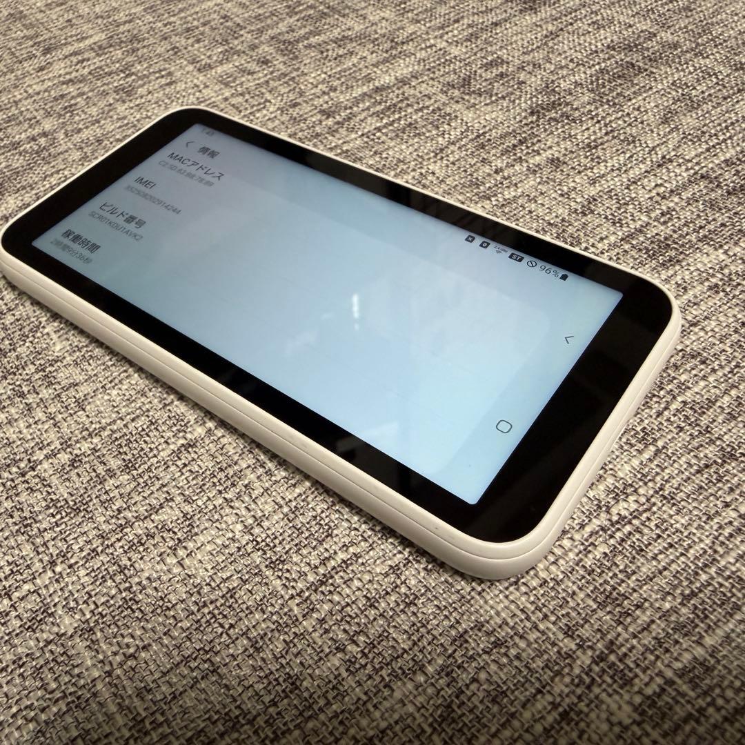 Galaxy 5G Mobile Wi-Fi モバイルルーター SCR01