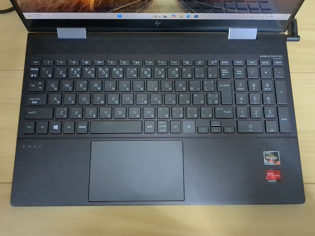 ENVY x360 15-ee0 Ryzen7 512GBSSD メモリ16GB