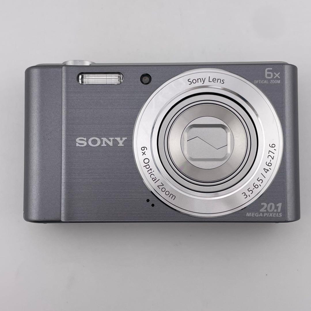 実写美⭕️美品【動作確認済】SONY DSC-W810 シルバー　デジカメ