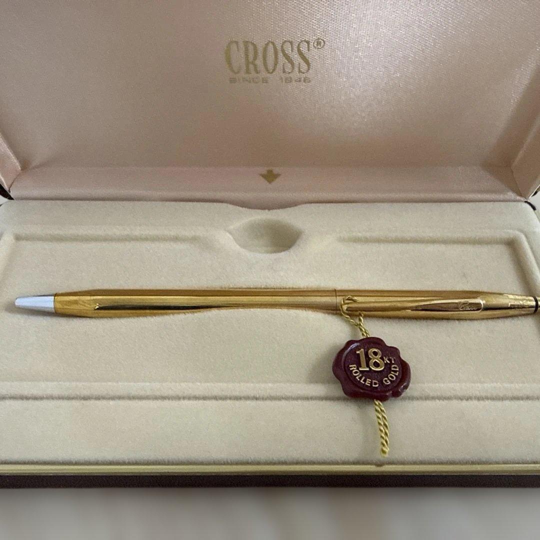 CROSS ボールペン 18金ゴールドフィル 2802