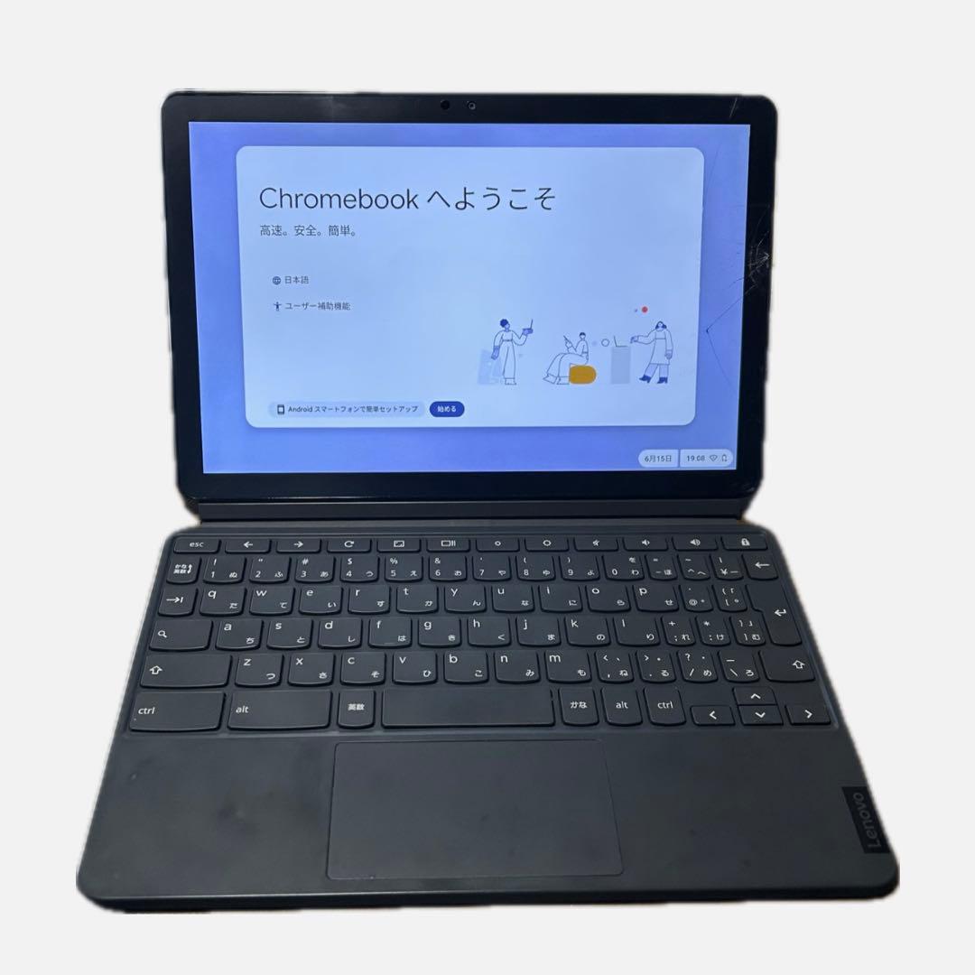 Lenovo IdeaPad Duet Chromebook 画面割有 初期化済