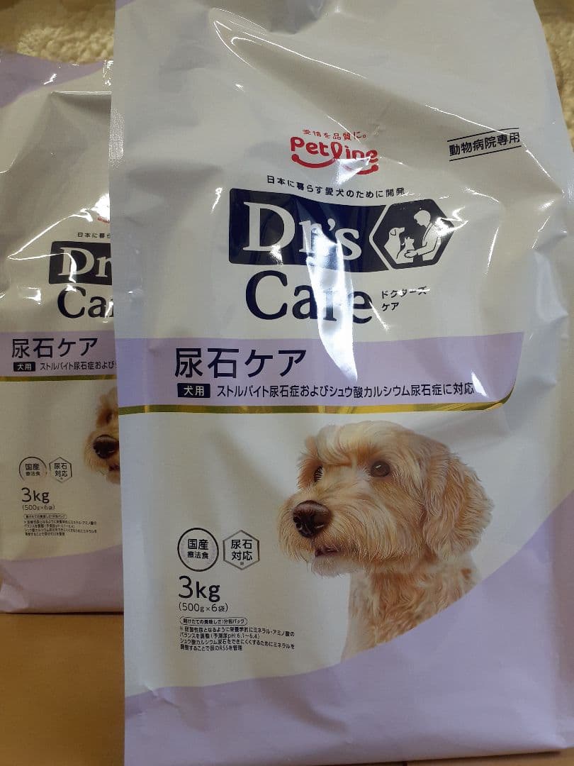 マシュ様ドクターズケア犬用療法食尿石ケア3kg×2袋