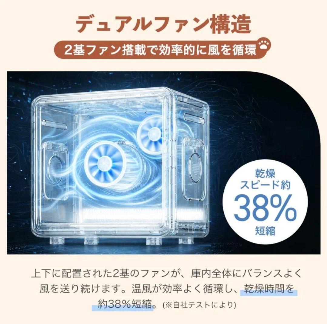 【新品、未使用】ONE STEP ペットドライヤーハウス 広々82L