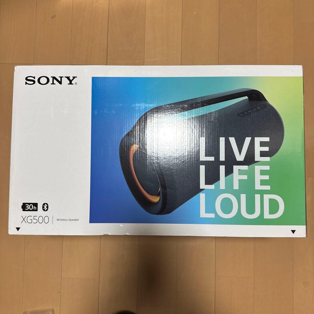 【新品未使用】 SONY SRS-XG500 ワイヤレスポータブルスピーカー