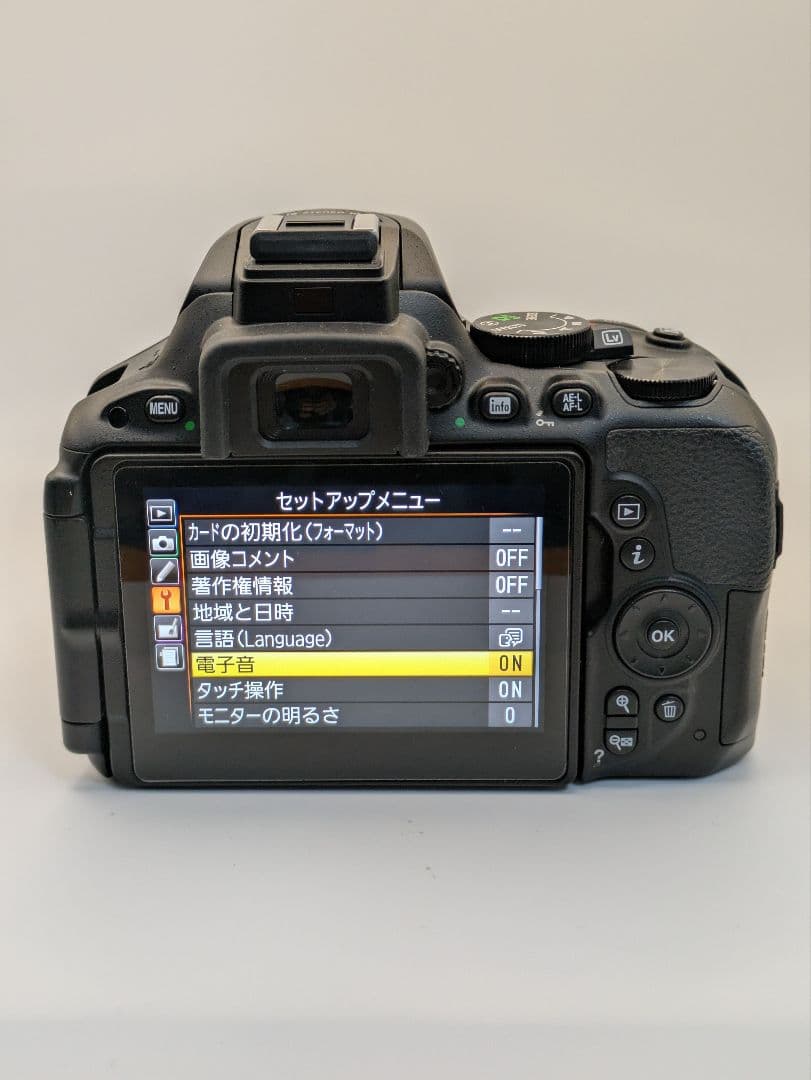 Nikon　D5500 ＋　レンズ　18-70 S数6,309回 6.5%以下