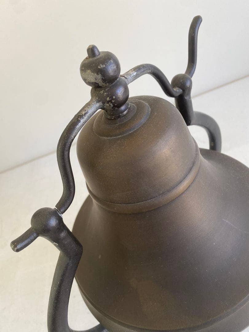 BIG BELL 金属製ベル　スタンド付　ベル　号鐘　レトロ　アンティーク