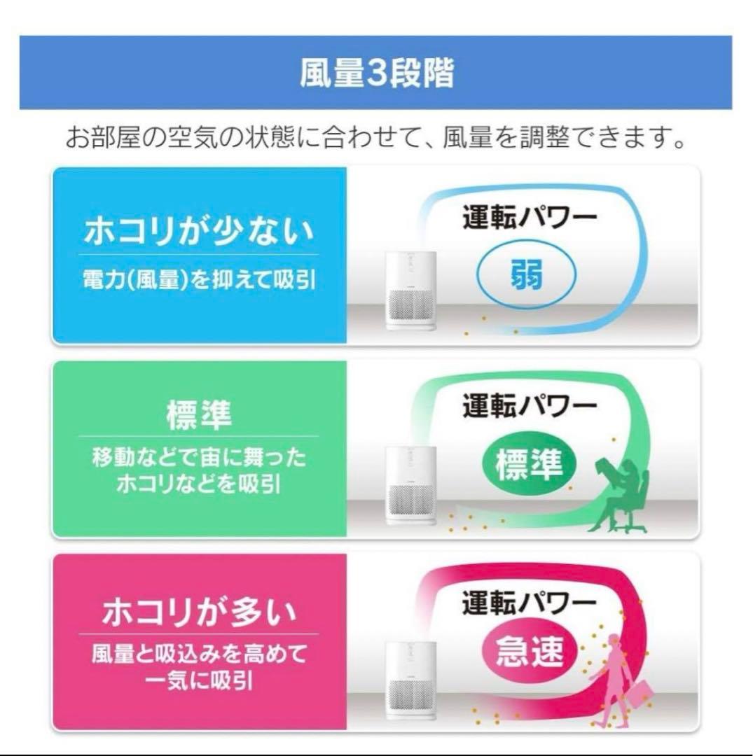 【新品・未使用】アイリスオーヤマ 空気清浄機10畳 IAP-A25-W